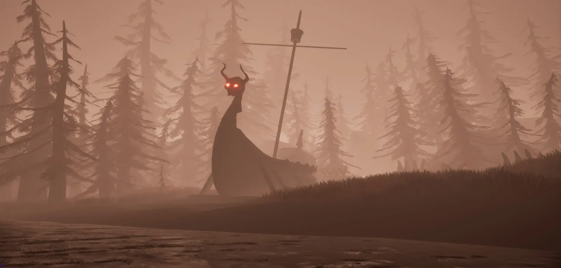 Viking Ship background